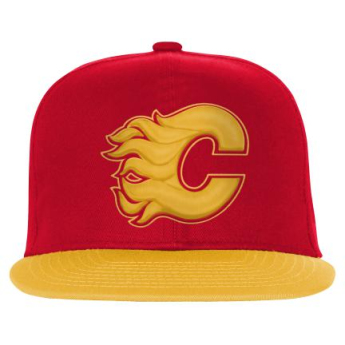Calgary Flames dječja flat šilterica Essentials Flatbrim Snapback