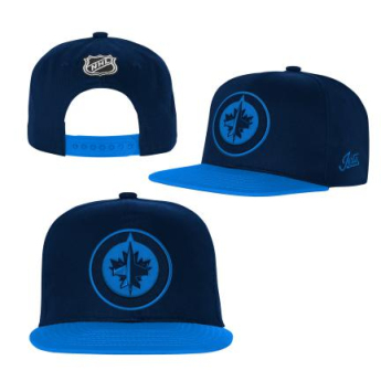 Winnipeg Jets dječja flat šilterica Essentials Flatbrim Snapback