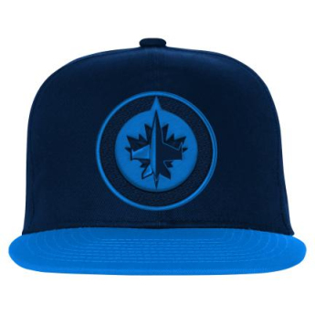 Winnipeg Jets dječja flat šilterica Essentials Flatbrim Snapback