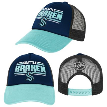 Seattle Kraken dječja flat šilterica Essentials Snapback Trucker