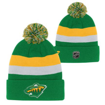 Minnesota Wild dječja zimska kapa Cuffed Beanie With Pom