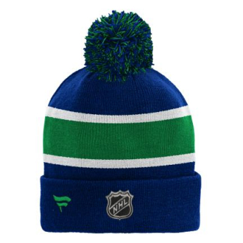 Vancouver Canucks dječja zimska kapa Cuffed Beanie With Pom blue
