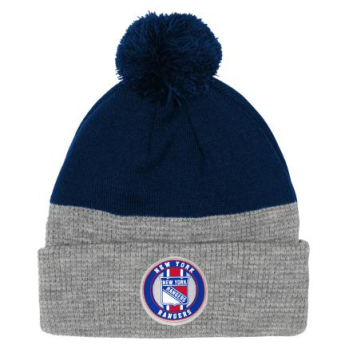 New York Rangers dječja zimska kapa Draft Cuffed Beanie With Pom