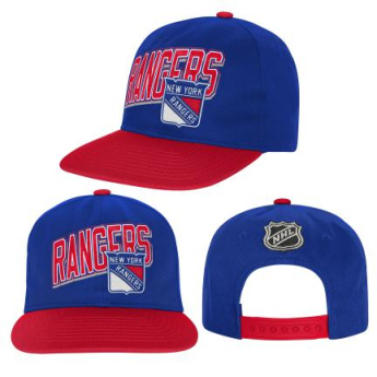 New York Rangers dječja flat šilterica Essentials Deadstock Snapback
