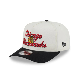 Chicago Blackhawks kapa za bejzbol New Era 950AF Chainstitch white