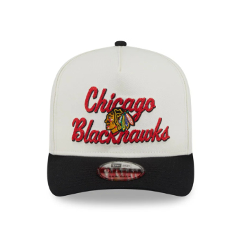 Chicago Blackhawks kapa za bejzbol New Era 950AF Chainstitch white