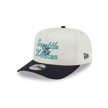 Seattle Kraken kapa za bejzbol New Era 950AF Chainstitch white