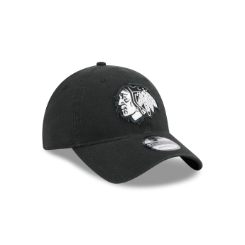Chicago Blackhawks kapa za bejzbol New Era 920 Stamp balck