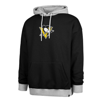 Pittsburgh Penguins muška majica s kapuljačom 47 Patch Drop Shoulder Hood black