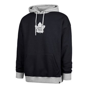 Toronto Maple Leafs muška majica s kapuljačom 47 Patch Drop Shoulder Hood black