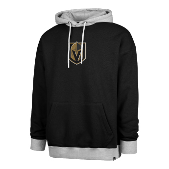 Vegas Golden Knights muška majica s kapuljačom 47 Patch Drop Shoulder Hood black