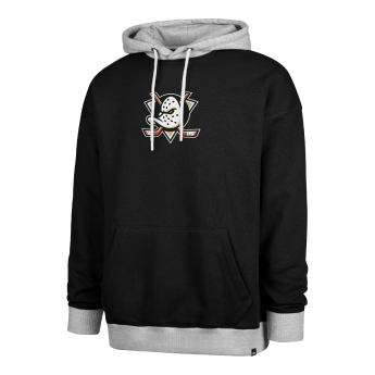 Anaheim Ducks muška majica s kapuljačom 47 Patch Drop Shoulder Hood black