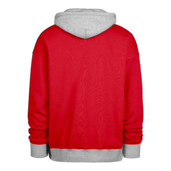 Detroit Red Wings muška majica s kapuljačom 47 Patch Drop Shoulder Hood red