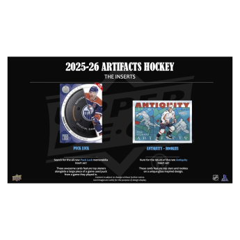 NHL boxovi NHL hokejske karte 2025-26 Upper Deck Artifacts Hockey Hobby Box