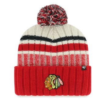 Chicago Blackhawks zimske kape Long Range 47 Cuff Knit Natural