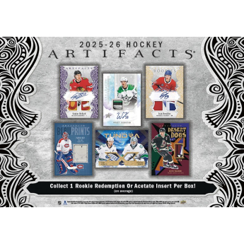 NHL boxovi NHL hokejske karte 2025-26 Upper Deck Artifacts Blaster Box