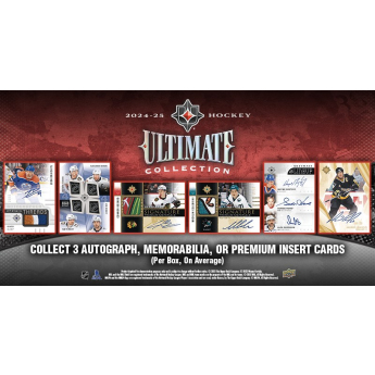 NHL boxovi NHL hokejske karte 2024-25 Upper Deck Ultimate Hobby Box