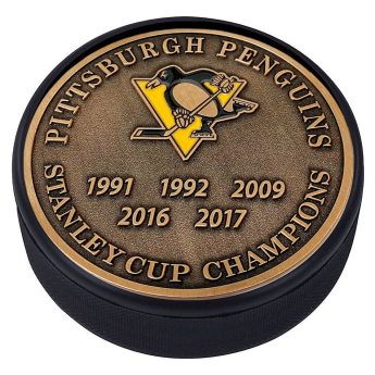 Pittsburgh Penguins pak Stanley Cup Years Gold Medallion