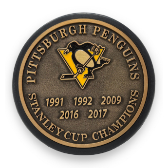 Pittsburgh Penguins pak Stanley Cup Years Gold Medallion