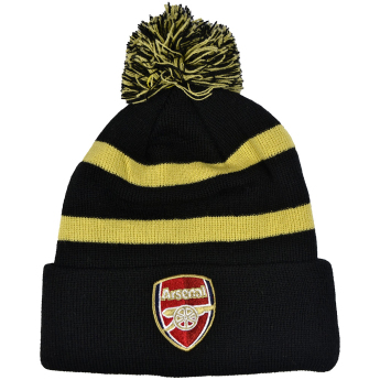 FC Arsenal zimske kape Bobble Stripe gold