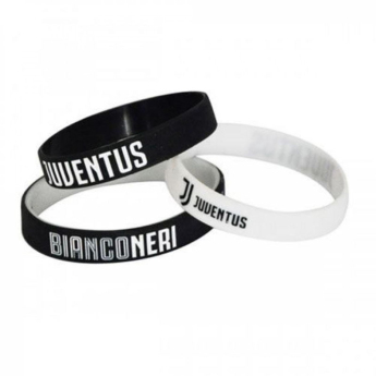 Juventus Turín gumový náramek 3pack Silicone