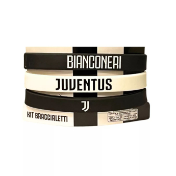 Juventus Torino gumena narukvica 3pack Silicone