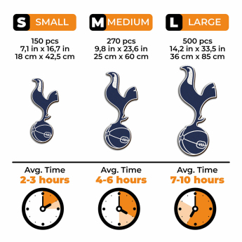 Tottenham Hotspur drvene puzzle Crest 150 pcs