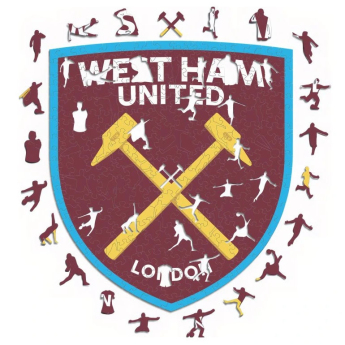 West Ham United drvene puzzle Crest 270 pcs