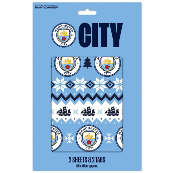 Manchester City papir za pakiranje Christmas 2 pcs