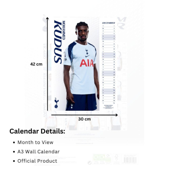 Tottenham Hotspur kalendar 2026