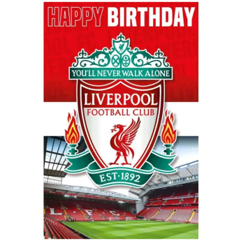 FC Liverpool rođendanska čestitka 3D Lenticular