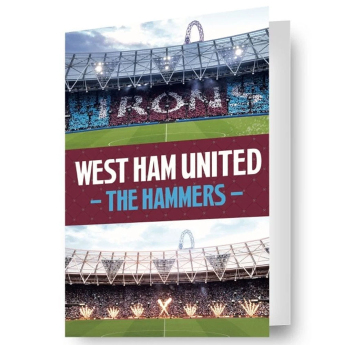 West Ham United rođendanska čestitka 3D Lenticular