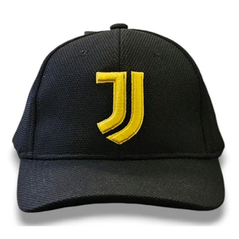 Juventus Torino kapa za bejzbol black yellow