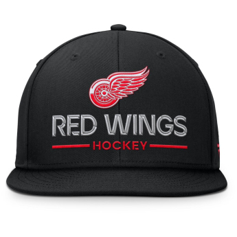 Detroit Red Wings šilterica ravnog oboda Authentic Pro A/Cap Flat Brim Square Visor Structured Adjustable