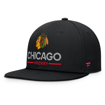 Chicago Blackhawks šilterica ravnog oboda Authentic Pro A/Cap Flat Brim Square Visor Structured Adjustable