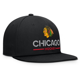 Chicago Blackhawks šilterica ravnog oboda Authentic Pro A/Cap Flat Brim Square Visor Structured Adjustable