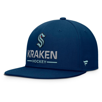 Seattle Kraken šilterica ravnog oboda Authentic Pro A/Cap Flat Brim Square Visor Structured Adjustable