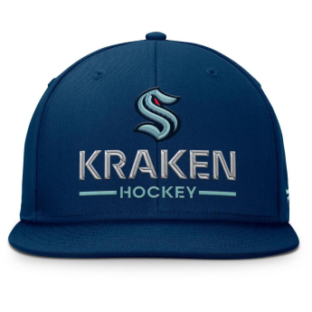 Seattle Kraken šilterica ravnog oboda Authentic Pro A/Cap Flat Brim Square Visor Structured Adjustable