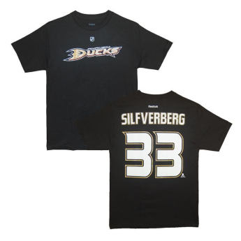 Anaheim Ducks muška majica #33 Jakob Silfverberg black