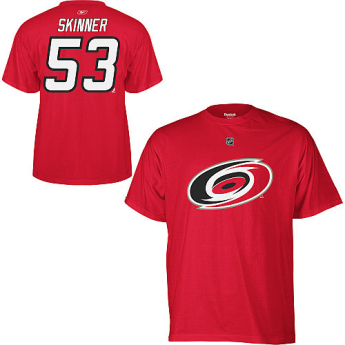 Carolina Hurricanes muška majica #53 Jeff Skinner red