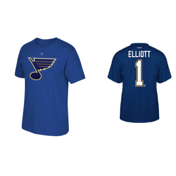 St. Louis Blues muška majica #1 Brian Elliott blue