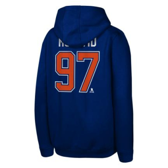 Edmonton Oilers dječja majica s kapuljačom Connor McDavid Flat Captains N&N Flc Hood
