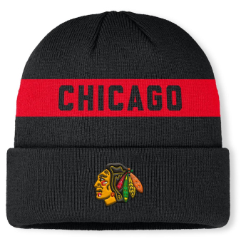 Chicago Blackhawks zimske kape Authentic Pro A/Cap Cuffed inscription