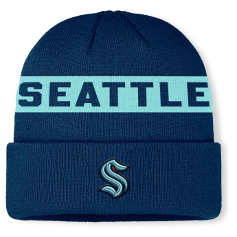 Seattle Kraken zimske kape Authentic Pro A/Cap Cuffed inscription