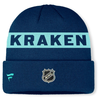 Seattle Kraken zimske kape Authentic Pro A/Cap Cuffed inscription