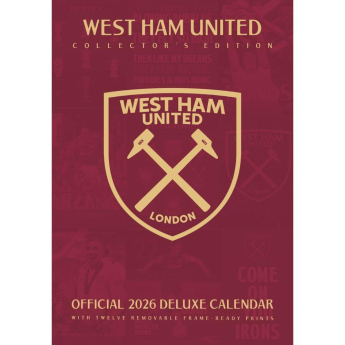West Ham United kalendar Deluxe 2026