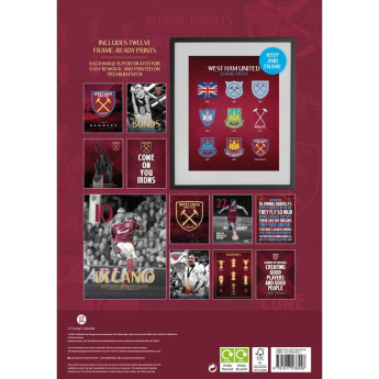 West Ham United kalendar Deluxe 2026