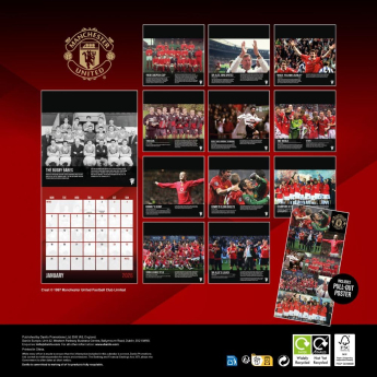 Manchester United kalendar i planer Musical Gift Box 2026