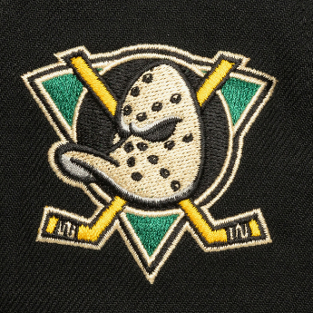 Anaheim Ducks šilterica ravnog oboda Cream Script Snapback black