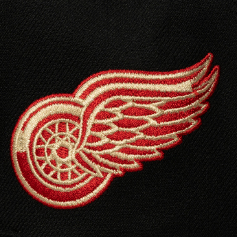 Detroit Red Wings šilterica ravnog oboda Cream Script Snapback black